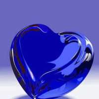 love heart blue