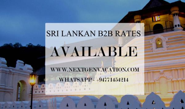 B2B RATES FOR SRI LANKA
